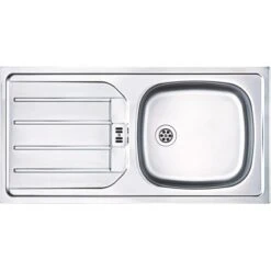 Küchenutensilien Angebote 6 Eurodomo Einbauspüle Luna 86 Cm Edelstahl