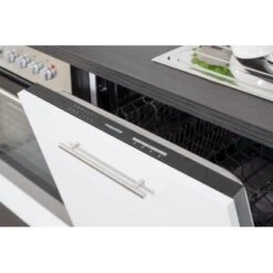 Respekta Premium Winkelküche 260 X 200 Cm Schwarz Hochglanz-Eiche Grau -Küchenutensilien Angebote 1007 RP260ESC Kchenzeile 6