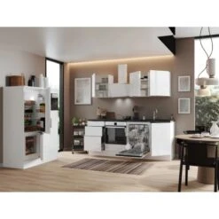 Respekta Selection Küchenzeile Elisabeth RS340WWH 340 Cm Weiß -Küchenutensilien Angebote 145372 4384 4