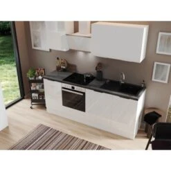 Respekta Selection Küchenzeile Elisabeth RS340WWH 340 Cm Weiß -Küchenutensilien Angebote 145372 4384 6