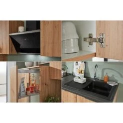 Respekta Selection Küchenzeile Elisabeth RS310HGAH 310 Cm Artisan Eiche Nb.-Grau -Küchenutensilien Angebote 145621 4384 5