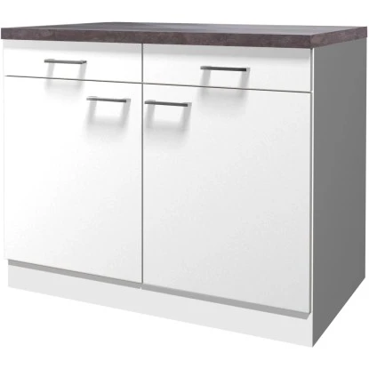 Flex-Well Unterschrank Mit Arbeitsplatte Lucca 100 Cm 1 Flex-Well Unterschrank Mit Arbeitsplatte Lucca 100 Cm
