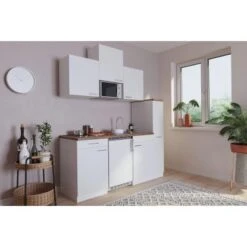 Respekta Economy Küchenzeile KB180WWMIC 180 Cm Weiß -Küchenutensilien Angebote 1751148 4384 012022 2