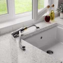 Ideal Standard Küchenarmatur Ceraflex BlueStart Vorfenstermontage Chrom -Küchenutensilien Angebote 188283 3049 4