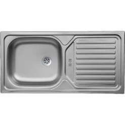 Held Möbel Spülenunterschrank Turin 120 Cm Mit GSP-Blende Wotaneiche/Graphit -Küchenutensilien Angebote 189425 11016600 CU 16