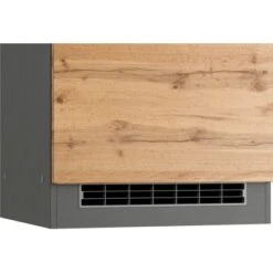 Held Möbel Umbauschrank Für Kühl/Gefrierkombi Turin 60 Cm Wotaneiche/Graphit -Küchenutensilien Angebote 189542 11016600 CU 06