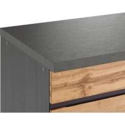 Held Möbel Küchenunterschrank Turin 120 Cm Wotaneiche/Graphit -Küchenutensilien Angebote 189569 11016600 CU 06