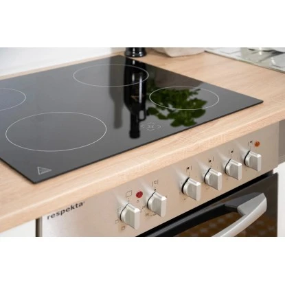 Respekta Küchenzeile KB310ESWC Weiß-Eiche Sägerau Nachbildung 7 Respekta Küchenzeile KB310ESWC Weiß-Eiche Sägerau Nachbildung – Bild 7