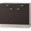 Optifit Unterschrank Ohne Arbeitsplatte Optikult Faro 2-türig 100 Cm