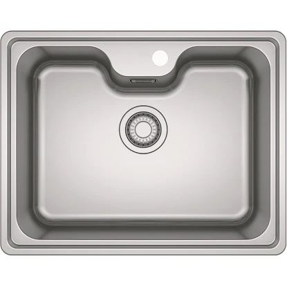 Eurodomo Einbauspüle Bell 61 Cm Edelstahl Glatt 1 Eurodomo Einbauspüle Bell 61 Cm Edelstahl Glatt