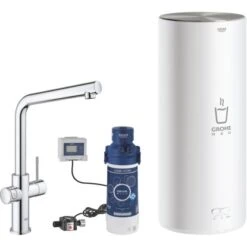 Grohe Einhand-Spültischbatterie Und Boiler Red Duo Size-L Chrom