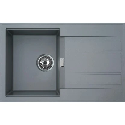 Einbauspüle Granitverbundwerkstoff Grau 1 Einbauspüle Granitverbundwerkstoff Grau