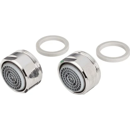 Strahlregler Cascade SLC AC Eco M24 Verchromt 2 Stück 1 Strahlregler Cascade SLC AC Eco M24 Verchromt 2 Stück