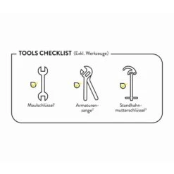 Baliv Küchenarmatur KI-1820 Chrom-Taupe -Küchenutensilien Angebote 4007874206800 60