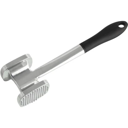 Fackelmann Fleischklopfer Komfort Groß 27,5 Cm X 7,5 Cm Schwarz-Silber 1 Fackelmann Fleischklopfer Komfort Groß 27,5 Cm X 7,5 Cm Schwarz-Silber
