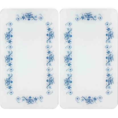 Wenko Herdabdeckplatten Universal Blaue Rankblüten 2er Set Mehrfarbig 1 Wenko Herdabdeckplatten Universal Blaue Rankblüten 2er Set Mehrfarbig