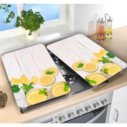 Wenko Herdabdeckplatten Universal Zitronen 2er Set Mehrfarbig 3 Wenko Herdabdeckplatten Universal Zitronen 2er Set Mehrfarbig – Bild 3