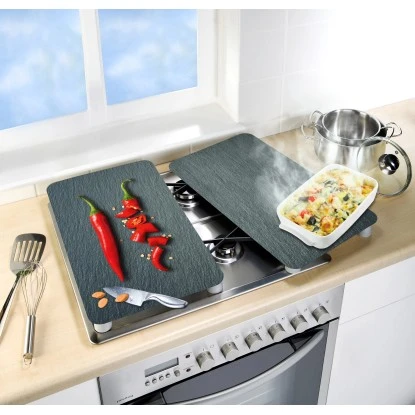 Wenko Herdabdeckplatten Universal Cayenne 2er Set Mehrfarbig 2 Wenko Herdabdeckplatten Universal Cayenne 2er Set Mehrfarbig – Bild 2