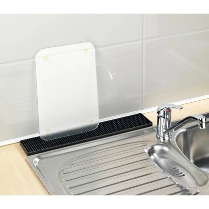 Wenko Abtropfmatte Slim 42 Cm Schwarz 4 Wenko Abtropfmatte Slim 42 Cm Schwarz – Bild 4