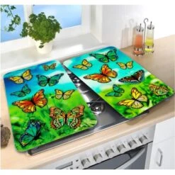 Wenko Herdabdeckplatten Universal Schmetterlinge 2er Set Mehrfarbig 5 Wenko Herdabdeckplatten Universal Schmetterlinge 2er Set Mehrfarbig -Küchenutensilien Angebote 4008838548721 1068 03