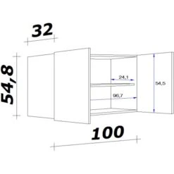 Flex-Well Exclusiv Oberschrank Capri 100 Cm Schwarz Matt-Endgrain Oak 7 Flex-Well Exclusiv Oberschrank Capri 100 Cm Schwarz Matt-Endgrain Oak -Küchenutensilien Angebote 4047584070155 4051 VM H100