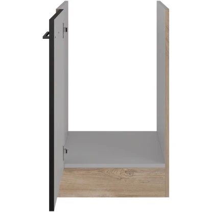 Flex-Well Exclusiv Spülenunterschrank Capri 50 Cm Schwarz Matt-Endgrain Oak 3 Flex-Well Exclusiv Spülenunterschrank Capri 50 Cm Schwarz Matt-Endgrain Oak – Bild 3