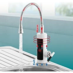 Easymaxx Warm Und Kaltwasserarmatur Mit Integriertem Durchlauferhitzer 3600 W 25 Easymaxx Warm Und Kaltwasserarmatur Mit Integriertem Durchlauferhitzer 3600 W -Küchenutensilien Angebote 4052926017378 4257 09 A