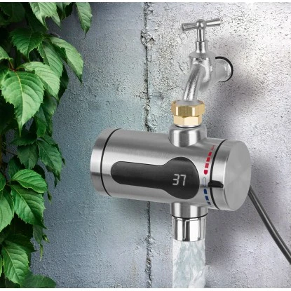 Maxxmee Edelstahl-Durchlauferhitzer Kompakt 3600 W 1 Maxxmee Edelstahl-Durchlauferhitzer Kompakt 3600 W