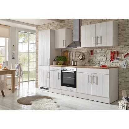 Respekta Premium Küchenzeile Landhaus 270 Cm Lärche Weiß Matt 3 Respekta Premium Küchenzeile Landhaus 270 Cm Lärche Weiß Matt – Bild 3