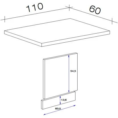 Flex-Well Exclusiv Geschirrspüler-Paket Teilintegriert Lara Anthrazit-San Remo 2 Flex-Well Exclusiv Geschirrspüler-Paket Teilintegriert Lara Anthrazit-San Remo – Bild 2