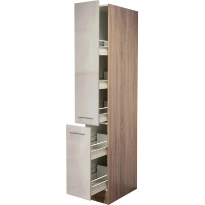 Flex-Well Exclusiv Apotheker-Hochschrank Orlando 30 Cm Kaschmir Glanz-Sonoma Eic 1 Flex-Well Exclusiv Apotheker-Hochschrank Orlando 30 Cm Kaschmir Glanz-Sonoma Eic