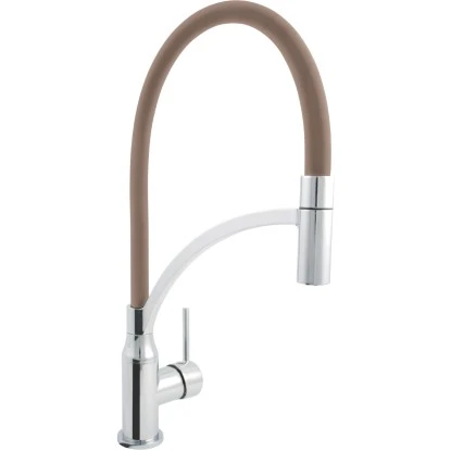 AquaSu Einhebelmischer Küchenarmatur Lago Plus Chrom-Mocca 1 AquaSu Einhebelmischer Küchenarmatur Lago Plus Chrom-Mocca