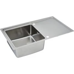 Respekta Einbauspüle Chicago 86 Cm X 50 Cm Edelstahl -Küchenutensilien Angebote 45546 4384 CHICAGO86X50 03