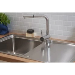 Respekta Einbauspüle Chicago 86 Cm X 50 Cm Edelstahl -Küchenutensilien Angebote 45546 4384 CHICAGO86X50 06