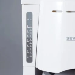 Severin Kaffeeautomat Thermo 1 Liter Weiß Grau -Küchenutensilien Angebote 46017551 2254 ka9233 skala