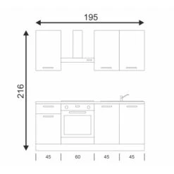 Marinelli Cucine Küchenzeile Lucia 195 Cm Lärche - Weiß 20 Marinelli Cucine Küchenzeile Lucia 195 Cm Lärche - Weiß -Küchenutensilien Angebote 4814596 VM01