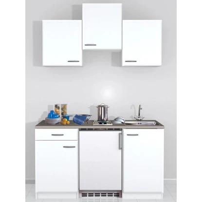 Flex-Well Classic Miniküche Wito 150 Cm Weiß 1 Flex-Well Classic Miniküche Wito 150 Cm Weiß