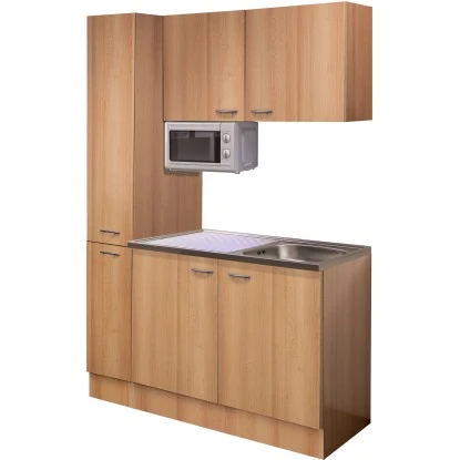 Flex-Well Singleküche 130 Cm Nano Buche 2 Flex-Well Singleküche 130 Cm Nano Buche – Bild 2