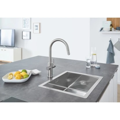Grohe Blue Home C-Auslauf Starter Kit Supersteel 2 Grohe Blue Home C-Auslauf Starter Kit Supersteel – Bild 2