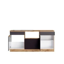 Held Möbel Winkelküche Turin 300 X 240 Cm Graphit-Wotaneiche Ohne E-Geräte -Küchenutensilien Angebote 5225 11016600 1130.6311 2b