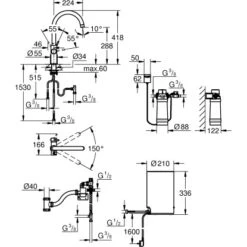 Grohe C-Auslauf Armatur Und Boiler Red Duo M-Size Supersteel -Küchenutensilien Angebote 5288295 4520 100025159 1