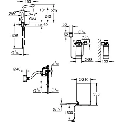 Grohe Standventil Und Boiler Red Mono M-Size Supersteel 2 Grohe Standventil Und Boiler Red Mono M-Size Supersteel – Bild 2