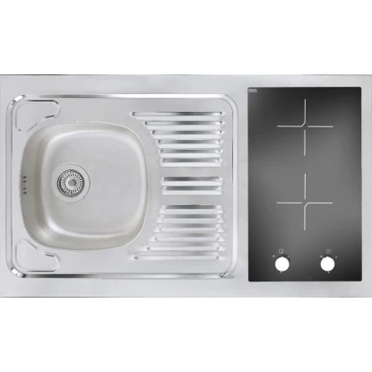 Respekta Schrankküche SKWGMIC Reversibel Grau-Weiß 17 Respekta Schrankküche SKWGMIC Reversibel Grau-Weiß – Bild 17