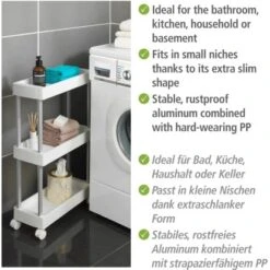 Wenko Haushalts- Und Badwagen Mino Servierwagen Haushaltswagen Mit 3 Ablagen 14 Wenko Haushalts- Und Badwagen Mino Servierwagen Haushaltswagen Mit 3 Ablagen -Küchenutensilien Angebote 548133 1068 01