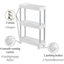 Wenko Haushalts- Und Badwagen Mino Servierwagen Haushaltswagen Mit 3 Ablagen 23 Wenko Haushalts- Und Badwagen Mino Servierwagen Haushaltswagen Mit 3 Ablagen -Küchenutensilien Angebote 548133 1068 12