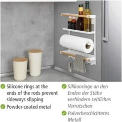 Wenko Küchenregal Magna Magnetisches Regal Zur Befestigung Ohne Bohren Weiß 15 Wenko Küchenregal Magna Magnetisches Regal Zur Befestigung Ohne Bohren Weiß -Küchenutensilien Angebote 548534 1068 04