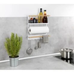 Wenko Küchenregal Magna Magnetisches Regal Zur Befestigung Ohne Bohren Weiß 19 Wenko Küchenregal Magna Magnetisches Regal Zur Befestigung Ohne Bohren Weiß -Küchenutensilien Angebote 548534 1068 09