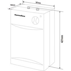 Thermoflow Untertischspeicher UT5ATF 5 Liter Mit Anti-Tropf Funktion -Küchenutensilien Angebote 559035 2929 1
