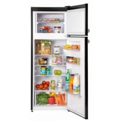 Respekta Kühl-Gefrierkombination KS144 Vintage VC Schwarz -Küchenutensilien Angebote 572003 4384 KS144VSA 05