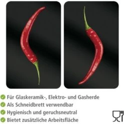 Wenko Herdabdeckplatten Universal Hot Peperoni 2er-Set Mehrfarbig 23 Wenko Herdabdeckplatten Universal Hot Peperoni 2er-Set Mehrfarbig -Küchenutensilien Angebote 580693 1068 03